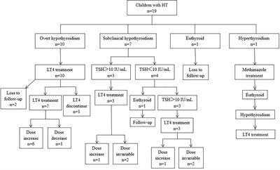 Clinical Characteristics and Follow-Up of 19 Children With Hashimoto’s Thyroiditis Aged Below 3 Years: A Single-Center Retrospective Analysis